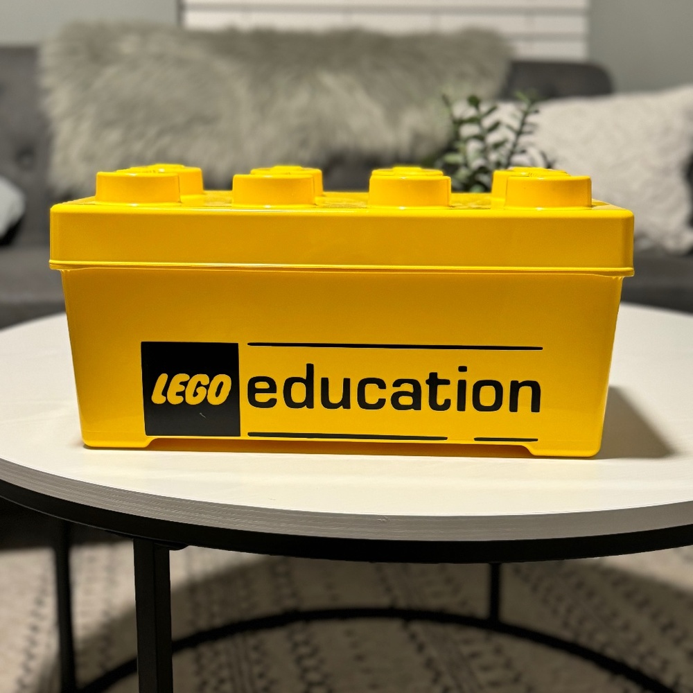 Classic Yellow LEGO Storage Organization Box Stacking LEGO Box
